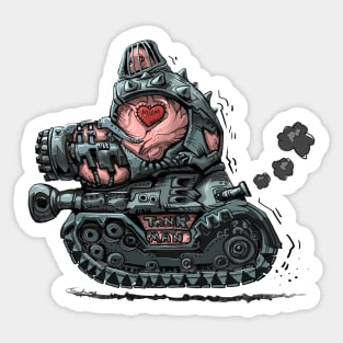 Tank Man Sticker